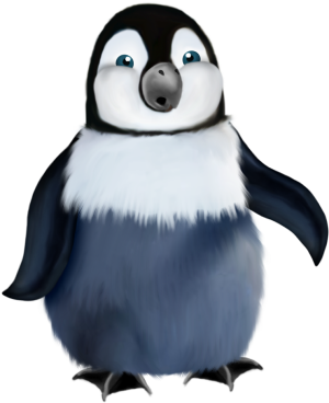 a cute penguin